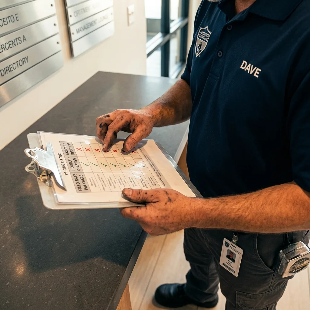 Cost comparison table showing flat rate structure versus hidden hourly overtime charges in Shrewsbury apartment moving.